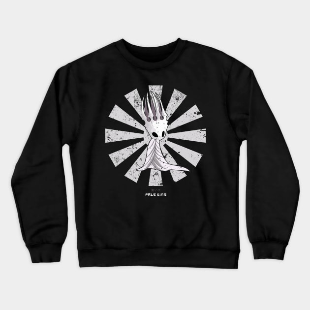 Pale King Retro Japanese Hollow Knight Crewneck Sweatshirt by Nova5